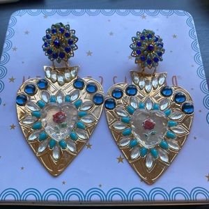 Mercedes Salazar statement earrings. Great condition
